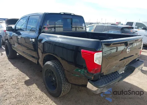 2017 Nissan Titan Sv из США, поврежденный, VIN 1N6AA1EK9HN510537